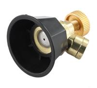 Buse réglable pour tête d'arrosage cyclone, buse d'atomisation en alliage noir avec modes de pulvérisation réglables, 5 x 4,6 cm, interface filetage 14,5