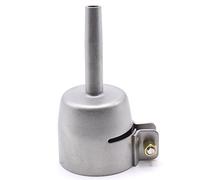 Buse ronde professionnelle en acier inoxydable - Diamètre : 5 mm - Longueur : 40 mm - Compatible avec le pistolet à air chaud Leister Triac S/ST/AT - Pour pistolet à air chaud