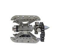 Buse Rotative 3/8 For Dragage De Canalisations D'égout Municipales, Nettoyage Des Boues Et Des Racines D'arbres, Buse Rotative Avec Chaîne(3I8 Female 215LPM)