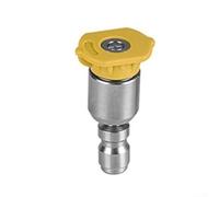 Buse rotative en acier inoxydable pour nettoyeur haute pression capable de mouvement à 360 degrés et utilisation du ventilateur 0 15 25 40 degrés (jaune)