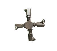 Buse rotative for Machine à laver la voiture, nettoyage automatique à haute pression, buse de dépoussiérage industrielle, SS304, 360 °(1of 2 Four-head R)