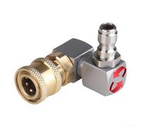 Buse rotative haute pression de qualité industrielle avec connecteur rapide de 6,35 mm pour une performance de projection d'eau à long terme (cuivre)