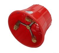 Buse rotative haute pression pour pulvérisateur agricole, cuivre et acier inoxydable, tête de brumisation longue portée fournie par air avec interface filetage interne 14 x 1,5,