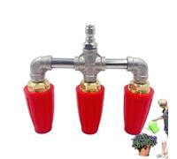 Buse rotative pour nettoyeur haute pression, buse turbo rotative | Embout turbo pour nettoyeur haute pression triple,Accessoires de nettoyage à connecteur rapide 4000PSI, buse de Turbine pour le netto