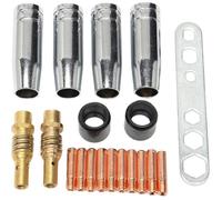 Buse Torche Soudage MIG/MAG 0.8mm - Compatible Binzel 15AK - Kit 17 Pièces