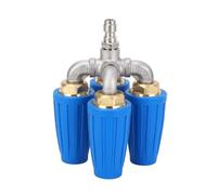 Buse turbo 4 en 1 pour nettoyage de véhicule, buse rotative à 360° avec raccord rapide 1/4", embout de pulvérisation multifonction pour voiture, camion, bateau et patio