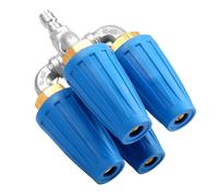 Buse turbo 4 en 1 pour nettoyeur de pression, buse à jet rotatif à 360° 4000 PSI avec connexion rapide de 1/4", embout de pulvérisation haute pression à 4 motifs pour driveway, patio, nettoyage de la