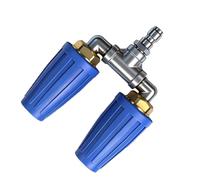 Buse Turbo | Accessoire Rotatif Triple 360 Degrés avec Raccord Rapide 1/4 - Buse Turbo Rotative à 360 Degrés,Pour Voiture Intérieur Extérieur Garage Jardin