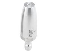 Buse turbo - Acier inoxydable et aluminium 8,1 x 8,1 x 1,1 cm | Laveuse rotative | Pulvérisateur rotatif - Fixation haute puissance pour nettoyer les surfaces extérieures en brique et béton