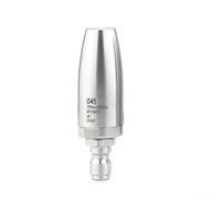 Buse turbo de nettoyeur haute pression en acier inoxydable, embout rotatif à 360° avec connexion rapide 1/4, pour jardin, allée, voiture, terrasse (045)