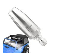 Buse Turbo | Embout Nettoyeur Haute Pression | Buse rotative à connecteur Rapide | Pulvérisation puissante pour Brique, béton, Voiture et Jardin, Accessoire Lavage 360°