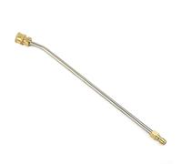 Buse turbo en acier inoxydable de qualité supérieure pour d'extension de nettoyeur haute pression (35 cm [joint sous tension 1/4], poteau coudé à 30 degrés)
