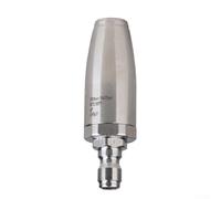 Buse turbo haute pression pour nettoyeur haute pression 35 mm en acier inoxydable 304 avec buse à cinq couleurs pour l'entretien des allées de voiture, tête de pulvérisation rotative 3625 psi