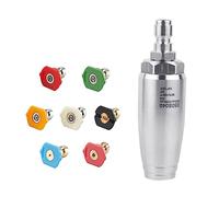 Buse turbo pour disque de pression Buse rotative pour eau chaude et froide 1/4" Ouverture de raccordement rapide 7250 Pistolet à eau haute pression