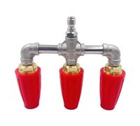 Buse turbo pour disque de pression - Tête de turbine rotative 4000 psi | Raccord rapide pour le nettoyage des ponts, le lavage du sol, les voitures, le nettoyage des fenêtres, les accessoires de