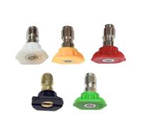 Buse turbo pour nettoyeur haute pression - 1/4 à raccord rapide double tête, pointe de pression en, spray haute performance avec 2 en 1 avec rotation réglable | embout pour le nettoyage