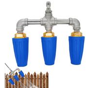 Buse Turbo pour Nettoyeur Haute Pression - Raccord Rapide 6,35 millimètres Rotation 360 Degrés 276 Bar,Buse Turbo pour Nettoyeur Haute Pression,pour Maison Véhicules Jardin Sol Terrasse