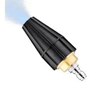 Buse Turbo - Pulvérisation Rotative | Accessoire de Nettoyeur Haute Pression pour Nettoyer la Brique et Le béton, 4000 PSI 1/4" à Connexion Rapide, Brosse à récurer Les Surfaces extérieures Robustes,