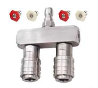 Buse turbo rotative, double buse de nettoyeur haute pression pour un nettoyage puissant, accessoire à connexion rapide