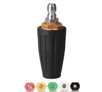 Buse Turbo Rotative Haute Pression 4000 PSI Nettoyage Profond(7pcs) | Rotation turbo puissante, élimine et crasse, pour idéal terrasses et allées, pression 4000 PSI