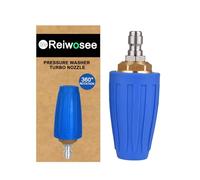 Buse Turbo Rotative Universelle Pour Nettoyeur Haute Pression à Eau, Buse Pour Nettoyeur Haute Pression, 4000 Psi, Calibre 1,311 Mm, Utilisez Un Raccord Rapide 1/4" (Bleu)