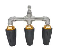 Buse Turbo Triple Raccord Rapide 6,35 millimètres Rotation 360 Degrés 276