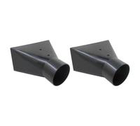 Buse tuyau aspiration copeaux capteur balai pour aspirateur à copeaux atelier collecteur sciure extracteur poussière embout (2pcs)