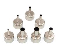 Buse unique de 22 mm pour station de soudure à air chaud pour 858D+ 8586, compatible avec la plupart des séries 858, en acier inoxydable résistant à la chaleur (6 mm)