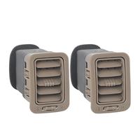 Buse ventilation climatisation Grille Ventilation Sortie d'aération de chauffage de climatisation côté passager avant droit pour Chevrolet Silverado Sierra 1500 2000-2006 15176085(2x Tan)