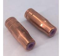 Buses à gaz de rechange MIG/MAG pour torches de soudage 14/15/150 et 15AK - Construction en cuivre + céramique, compatible avec la combustion de fil fourré standard
