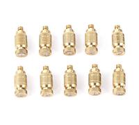 Buses de brouillard de brouillard en laiton filetées 10 pièces, tête d'arrosage de pulvérisation de brumisation, atomisation fine jusqu'à 3 à 50 microns, buse en laiton à économie