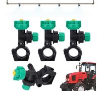 Buses de brume de rechange - 65 g - 4 buses de pulvérisation agricole en forme d'éventail - Filetage extérieur - Pour arroser les pots, cour, pelouse, jardin, serre, matériau PC