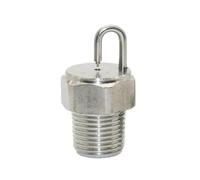Buses de brumisation Buses de brumisation à filetage en laiton nickelé 1/8 ", aménagement paysager de jardin, 1 pièce(0.3mm)