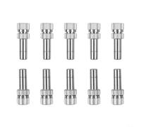 Buses de brumisation en cuivre à connexion rapide pour brumisateurs de jardin, buses de pulvérisation de remplacement pour le refroidissement des serres et des plantes extér 10 pièces 0.2mm(0.0078in)