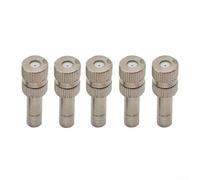 Buses de brumisation en cuivre à connexion rapide pour brumisateurs de jardin, buses de pulvérisation de remplacement pour le refroidissement des serres et des plantes extér 50 pièces 0.2mm(0.0078in)