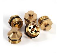 Buses de brumisation en laiton, 5 pièces DN15 1/2 po buse d'atomisation centrifuge réglable micropulvérisateur à jet d'eau pièces pour l'irrigation et le refroidissement du