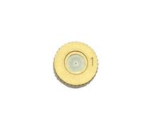 Buses de brumisation en Laiton Buses de brumisation en laiton filetées, tête d'arrosage par, 0,1-0,8 mm, brumisateur for refroidissement et humidification(0.1mm orifice)