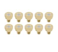 Buses de Brumisation en Laiton Lot de 10 buses brumisation en laiton for arroseur jardin, système refroidissement extérieur, arrosage, fournitures d'arrosage(0.8mm)