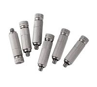 Buses de brumisation en laiton， Lot de 6 têtes de brumisation en laiton, buses de brumisation haute pression UNC10-24(0.15mm)