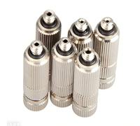 Buses de brumisation haute pression, buses d'atomisation 50pcs en laiton 0,1-0,5 mm refroidissement extérieur agricole(3 Sects,Orifice Dia 0.5mm)
