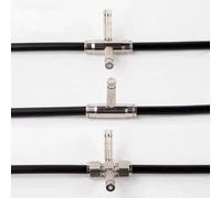 Buses de brumisation haute pression, ensemble buses, orifice en acier inoxydable 50 pièces, diamètre trou 0,1 à,8 mm(Three Sections,0.5mm hole diameter)