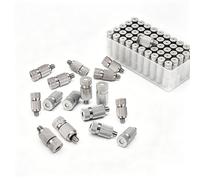 Buses de brumisation, Kit de jardinage, têtes de pulvérisation d'atomisation basse pression pour système de refroidissement extérieur, brumisateur d'eau haute pression 50 2 sections Orifice Dia 0.5mm