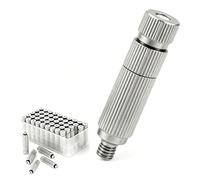 Buses de brumisation, Kit de jardinage, têtes de pulvérisation d'atomisation basse pression pour système de refroidissement extérieur, brumisateur d'eau haute pression 5 sections Orifice Dia 0.15mm