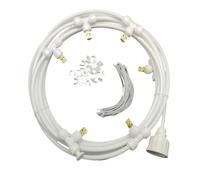 buses de brumisation, Système de refroidissement par brumisation d'extérieur avec buses brouillard en laiton, système d'arrosage for irrigation jardin(23M(75.4ft))