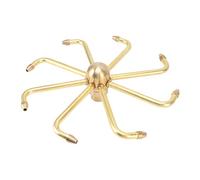 Buses de fontaine à 8 trous, tête de pulvérisation d'eau de fontaine rotative pour moulin à vent, buse de fontaine d'étang d'eau en laiton avec rotation de 45 degrés pour le (G1,5 pouces)