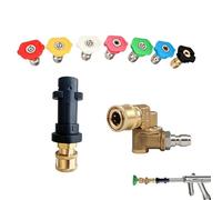 Buses de nettoyeur haute pression, adaptateur raccord pulvérisateur avec différents modes de pulvérisation - Buses pulvérisateurs pour nettoyeur haute pression | pour nettoyage extérieur de voiture