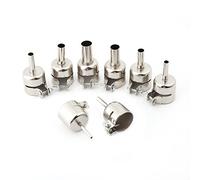 Buses de Pistolet à Chaleur, 8 pcs 3-12 mm Pistolet Universel à Chaleur en Acier Inoxydable Pistolet à Air Chaud Station deSoudage Corps Résistant à la Chaleur Buses