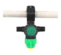 Buses de pulvérisation pour tuyau d'arrosage, tête de brume en forme d'éventail de 25 mm | Buse pour tuyau d'extérieur, pour l'irrigation des plantes en plein air, l'agriculture, l'aménagement