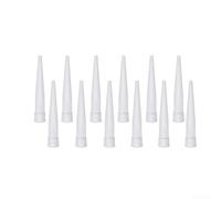 Buses de rechange en silicone 0,3 cm | Ouverture fine de 0,3 cm, application précise, pour joints étroits, coins, fissures, matériau plastique blanc