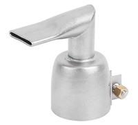 Buses de soudage à air chaud 2 pièces, buse coudée à 90 degrés en acier inoxydable avec remplacement de buse de pointe de soudage plate à basse température pour soudeur